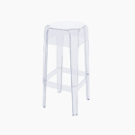 SQUARE CLEAR STOOL