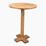 CIRCLE WOODEN HIGH TABLE