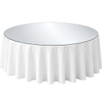 CIRCLE MIRROR FOR TABLE 180CM