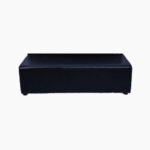 POUFFE - RECTANGLE BLACK