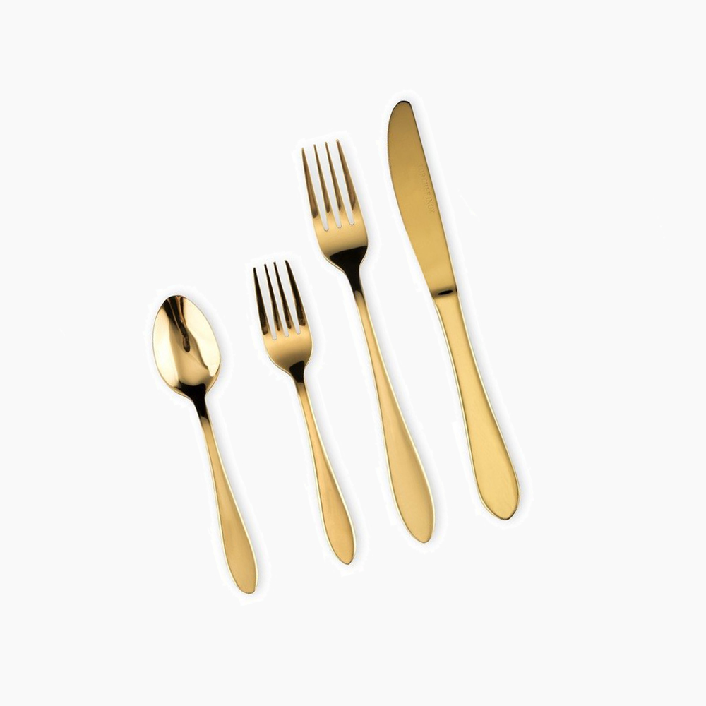 308 - GOLD CUTLERY SET OF 4