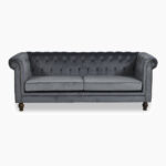SOFA VELVET GREY