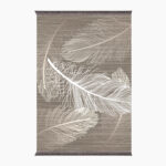 BROWN WINGS CROSS CARPET