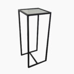 BLACK METAL HIGH TABLE 45W (110CM HEIGHT)
