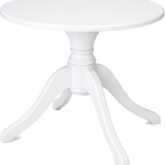 WHITE WOODEN CAKE TABLE