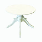 WHITE WOODEN CAKE TABLE