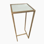 GOLD METAL HIGH TABLE 45W (110CM HEIGHT)