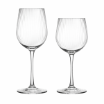 CLEAR WITH LINES GLASSES