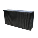 BLACK WOOD BAR RIBBED