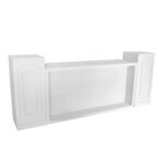 ENGRAVED GREY WOODEN BAR WITH COLUMNS