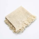 NAPKIN - LINEN FRINGE EDGE EMBROIDERY