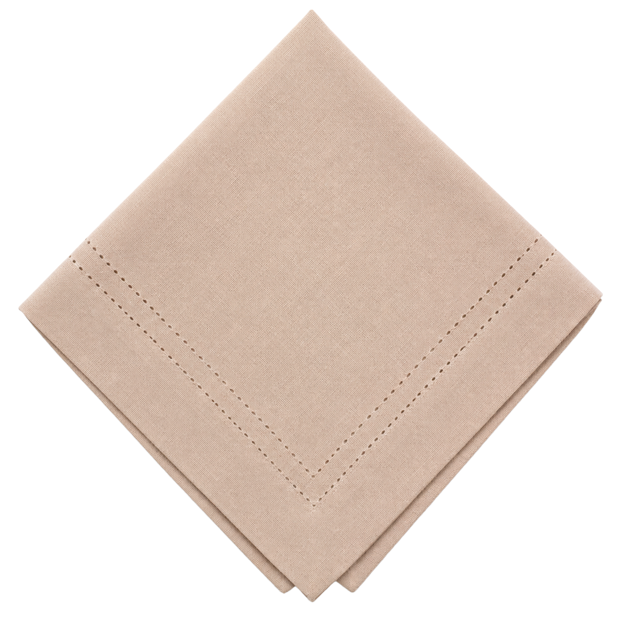 napkin - linen beige embroidery NAPKIN - LINEN BEIGE EMBROIDERY - Image 1