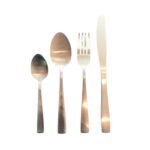 CHAMPAGNE GOLD CUTLERY SET OF 4