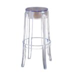 ROUND CLEAR STOOL