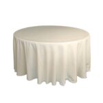 TABLECLOTH ROUND - LIGHT BEIGE