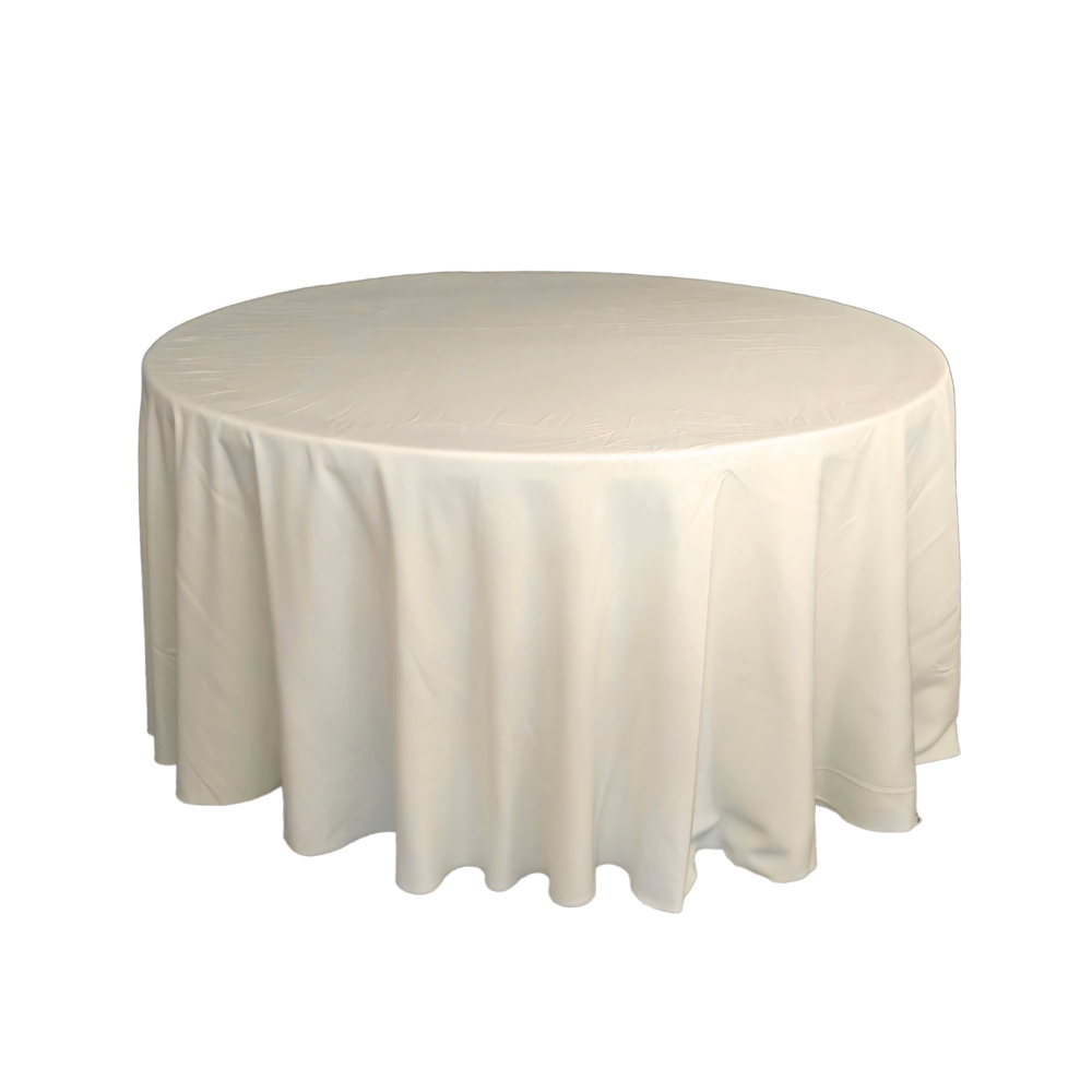 174 TABLECLOTH ROUND - LIGHT BEIGE - Image 1