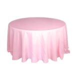 TABLECLOTH ROUND - BABY PINK