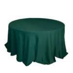 TABLECLOTH ROUND - DEEP GREEN