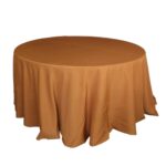 TABLECLOTH ROUND - BROWN