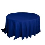 TABLECLOTH ROUND - NAVY BLUE