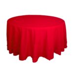 TABLECLOTH ROUND - RED