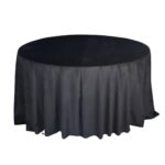 TABLECLOTH ROUND - BLACK
