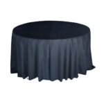 TABLECLOTH ROUND - BLACK VELVET