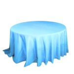 TABLECLOTH ROUND - BABY BLUE