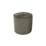 POUFFE - VELVET ROUND MINT