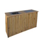 LIVE STATION BUFFET BROWN AND BLACK