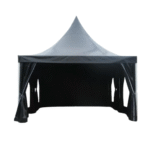 MARQUEE - BLACK WITH SIDE 5X5M