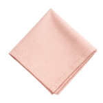 NAPKIN - SOLID LIGHT PINK EMBROIDERY