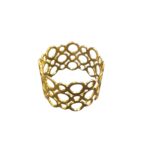 RING WITH CIRCLES GOLD