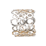 RING WITH CIRCLES SILVER