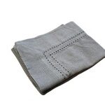 NAPKIN - GRAPHITE GREY EMBROIDERY