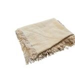 NAPKIN - LINEN THEROS BEIGE WITH FRINGE