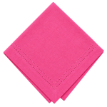 NAPKIN - LINEN FUCHSIA EMBROIDERY