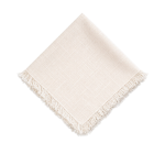 NAPKIN - LINEN GREYISH WITH FRINGE