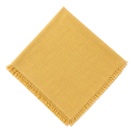 NAPKIN - LINEN SUNFLOWER WITH FRINGE