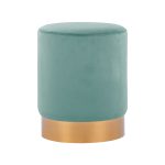 MINT VELVET GOLD POUF Ø35