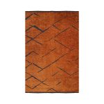 TERRACOTTA GEOMETRIC CARPET