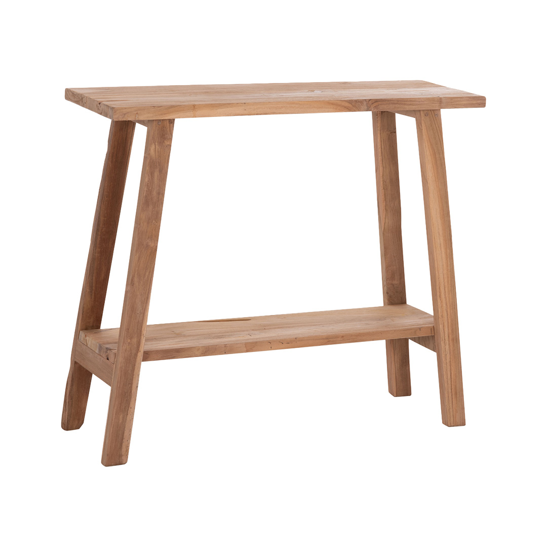 07 RUSTIC WOODEN CONSOLE - Image 1