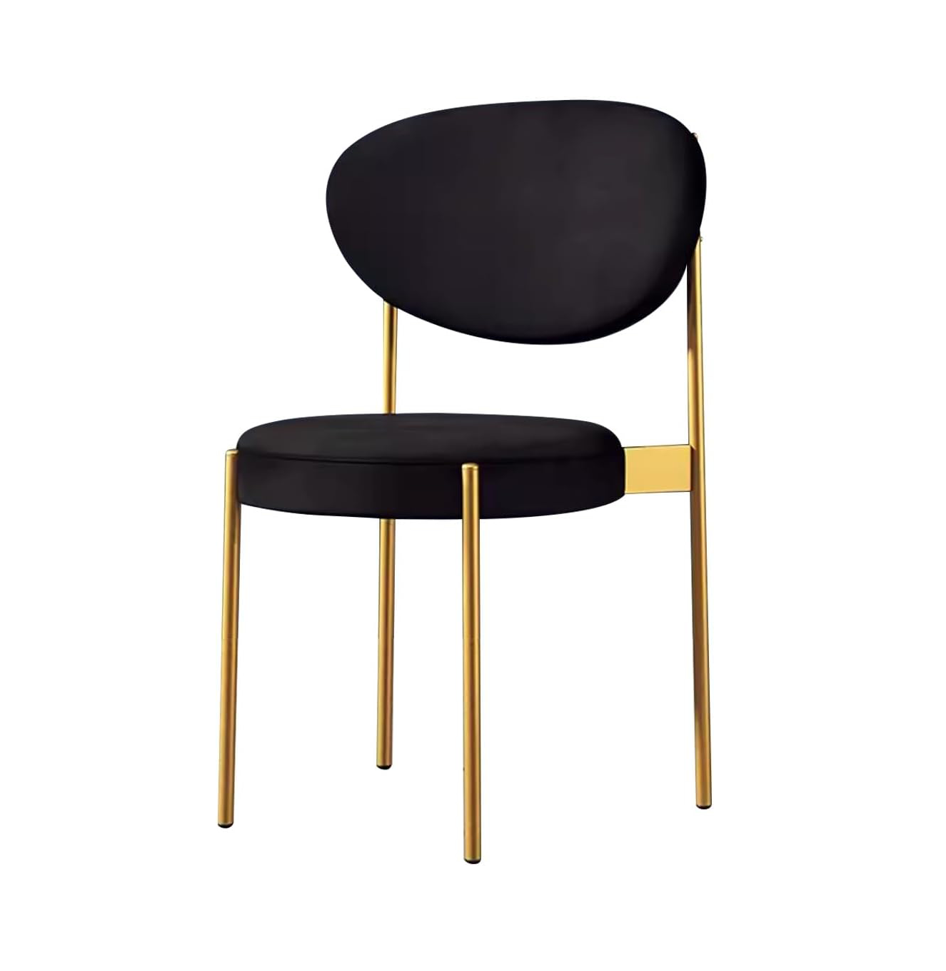 melania black (2) MELANIA GOLD CHAIR - BLACK - Image 1