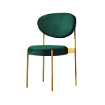 MELANIA GOLD CHAIR - GREEN