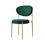 MELANIA GOLD CHAIR - GREEN